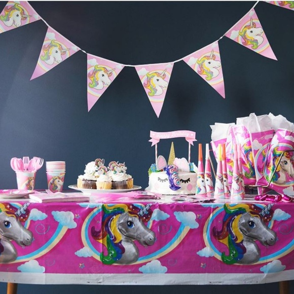 Makday | Party Supplies | Unicorn Birthday Party Supplies Set | Poshmark